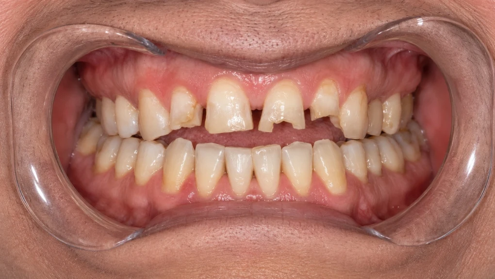 Antes implantes dentales caso 3